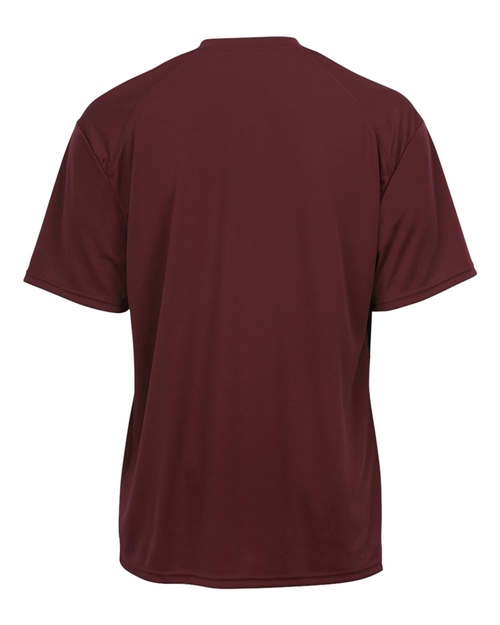 Men's B-Core Placket Jersey - Back - B03985533 - Maroon