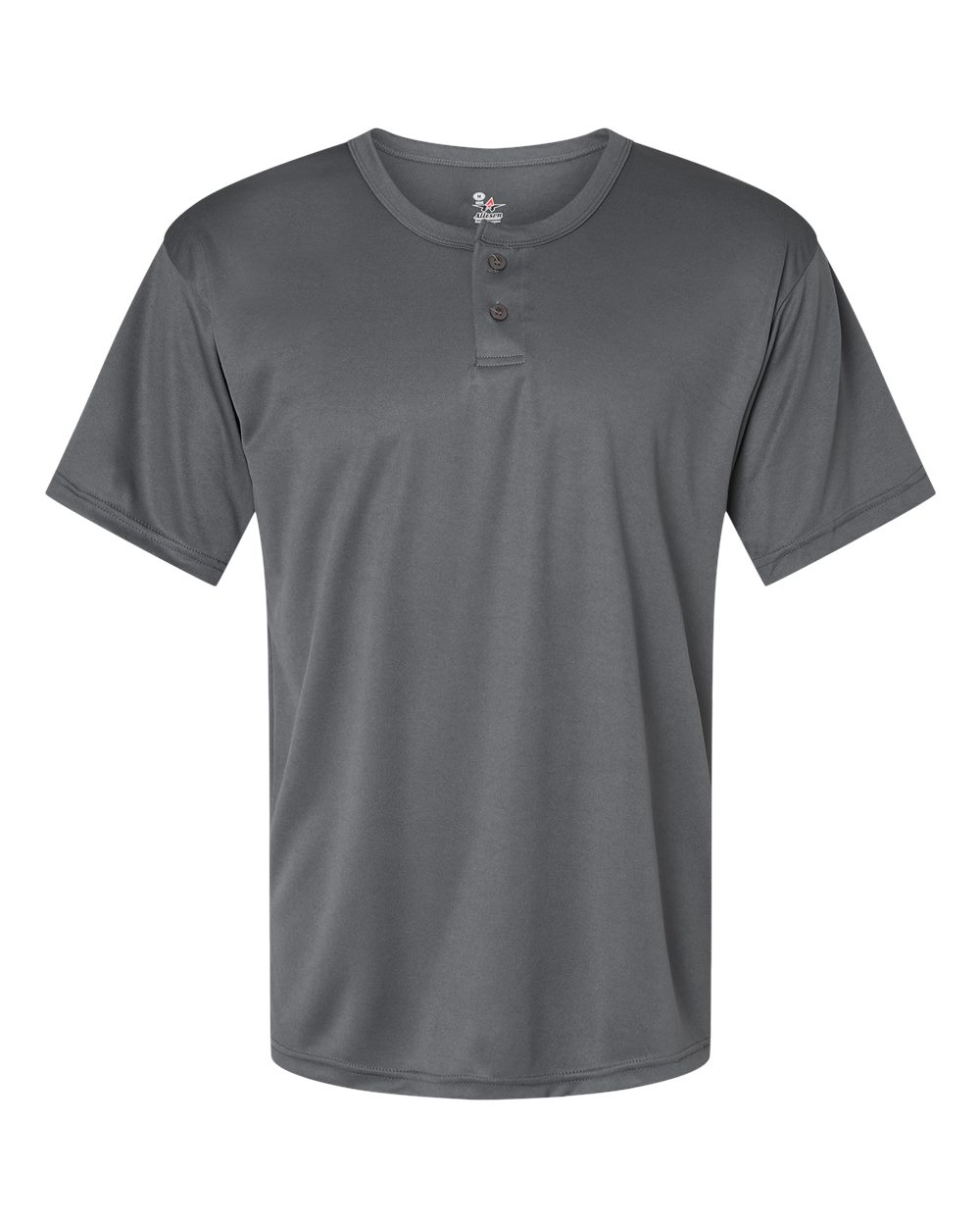 Men's B-Core Placket Jersey - Front - B03985133 - Graphite