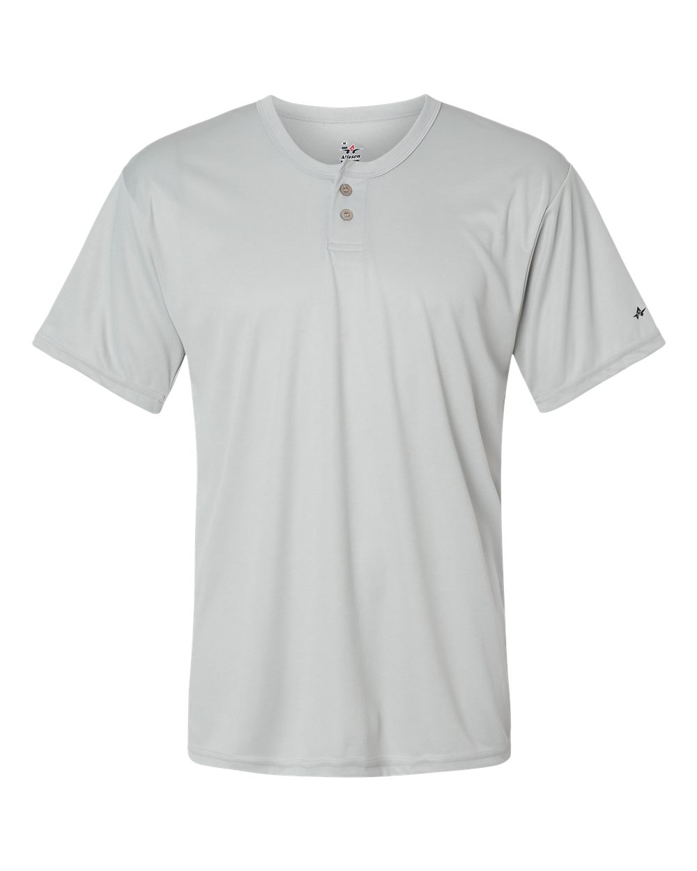 Men's B-Core Placket Jersey - Front - B03985353 - Silver