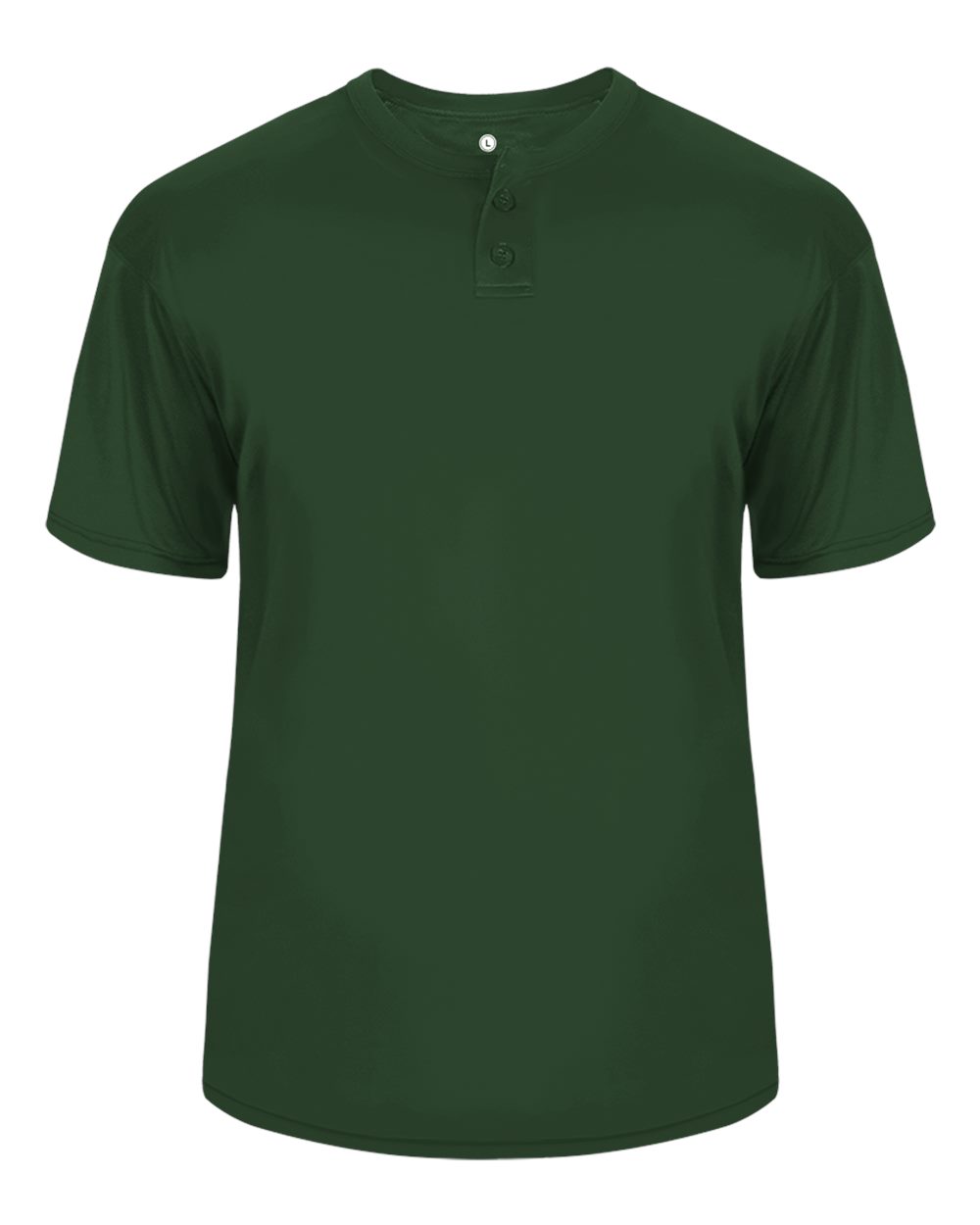 Men's B-Core Placket Jersey - Front - B03985543 - Forest