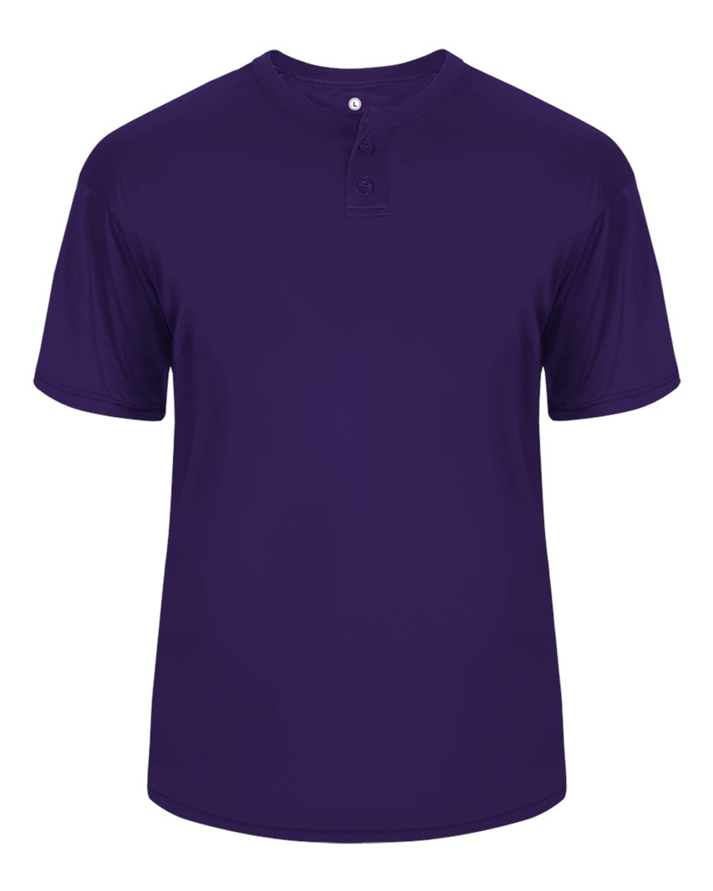 Men's B-Core Placket Jersey - Front - B03985673 - Purple