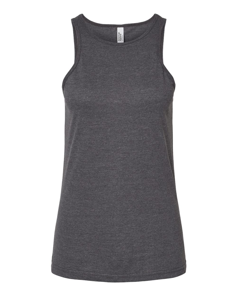 Women's CVC Tank - Front - B08327593 - Heather Charcoal