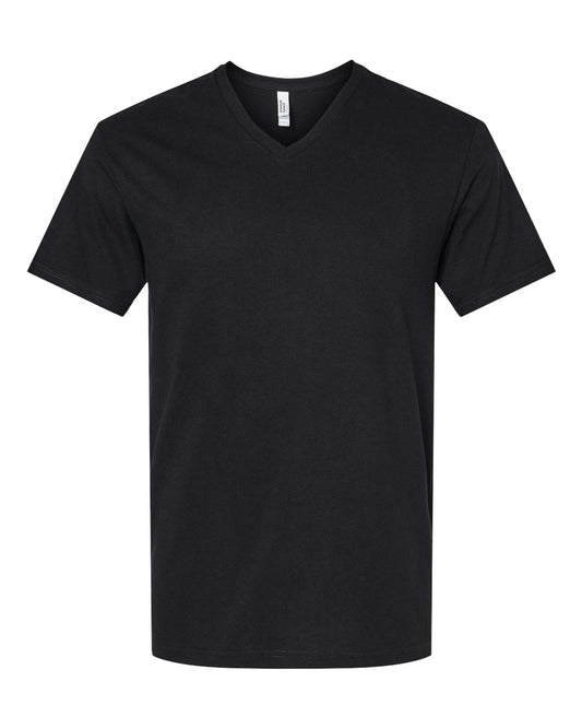 CVC V-Neck Tee - Front - B08427503 - Black
