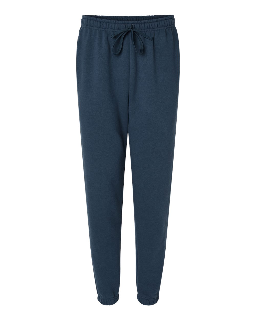 Unisex ReFlex Fleece Sweatpants - Front - B02927383 - Sea Blue