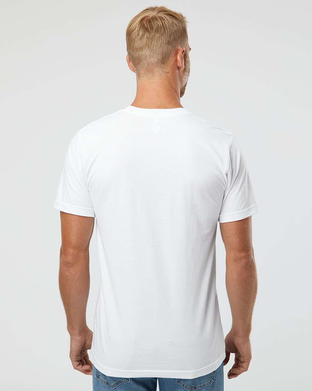 Fine Jersey Tee - OnModelBack - B00127002 - White