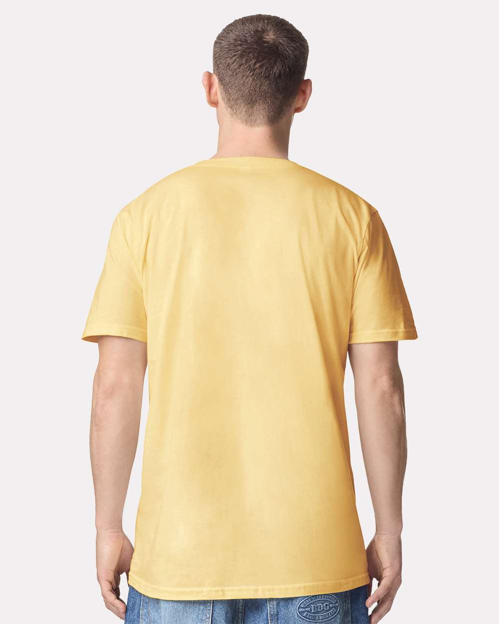 Fine Jersey Tee - OnModelBack - B00127193 - Panna Cotta