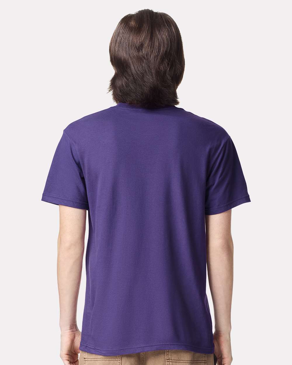 Fine Jersey Tee - OnModelBack - B00127343 - Grape