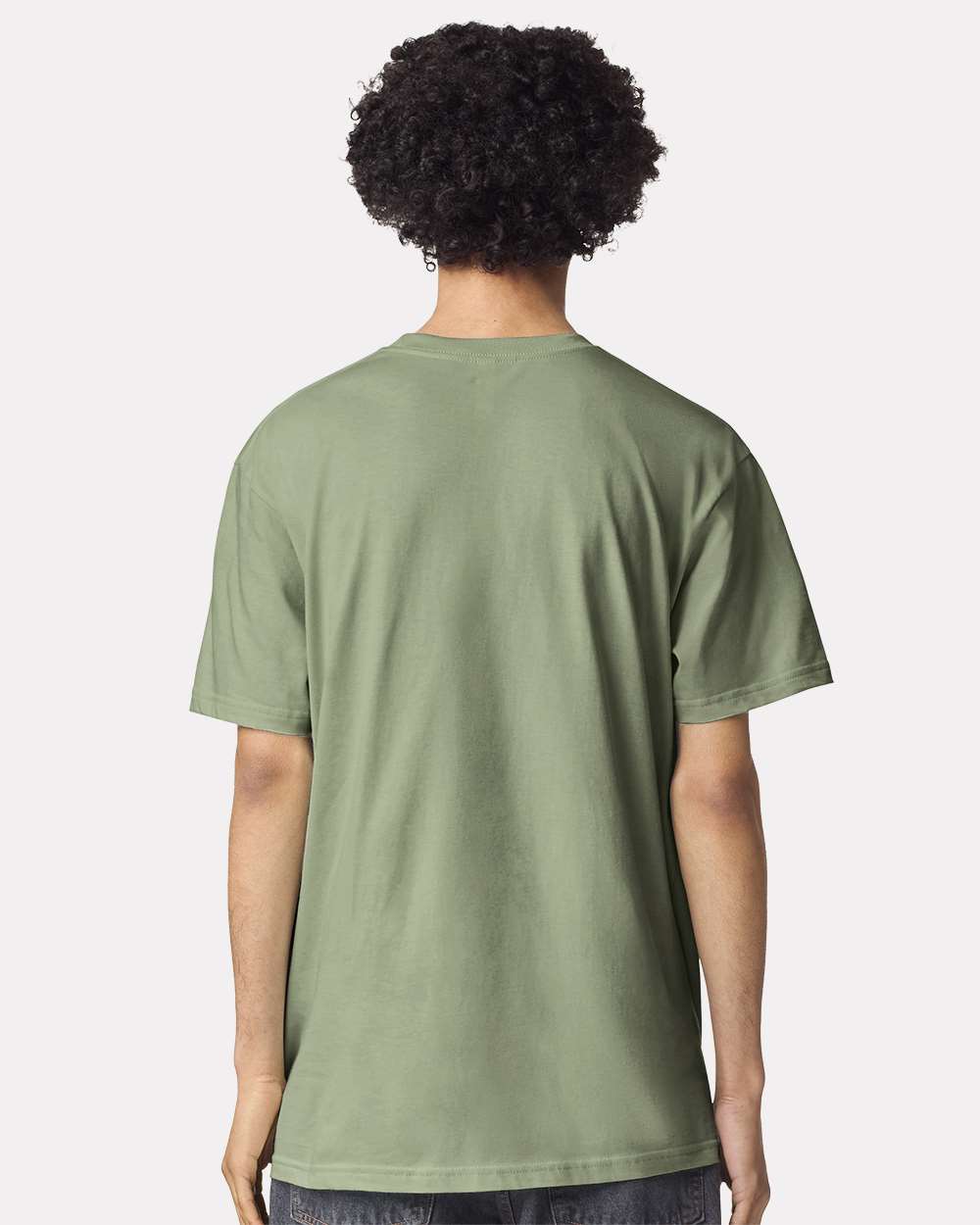 Fine Jersey Tee - OnModelBack - B00127373 - Sage