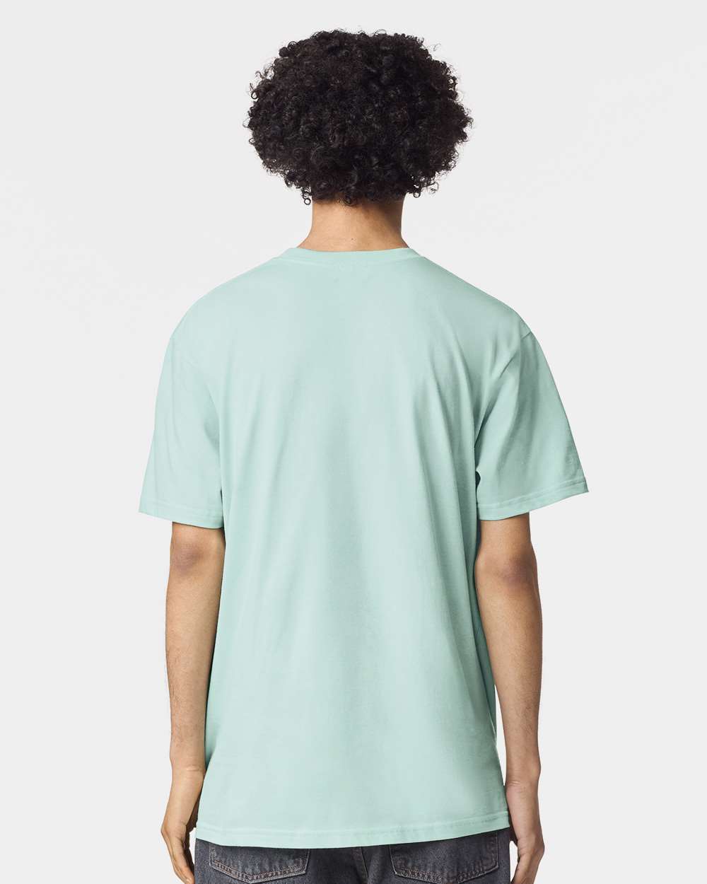 Fine Jersey Tee - OnModelBack - B00127383 - Sea Spray