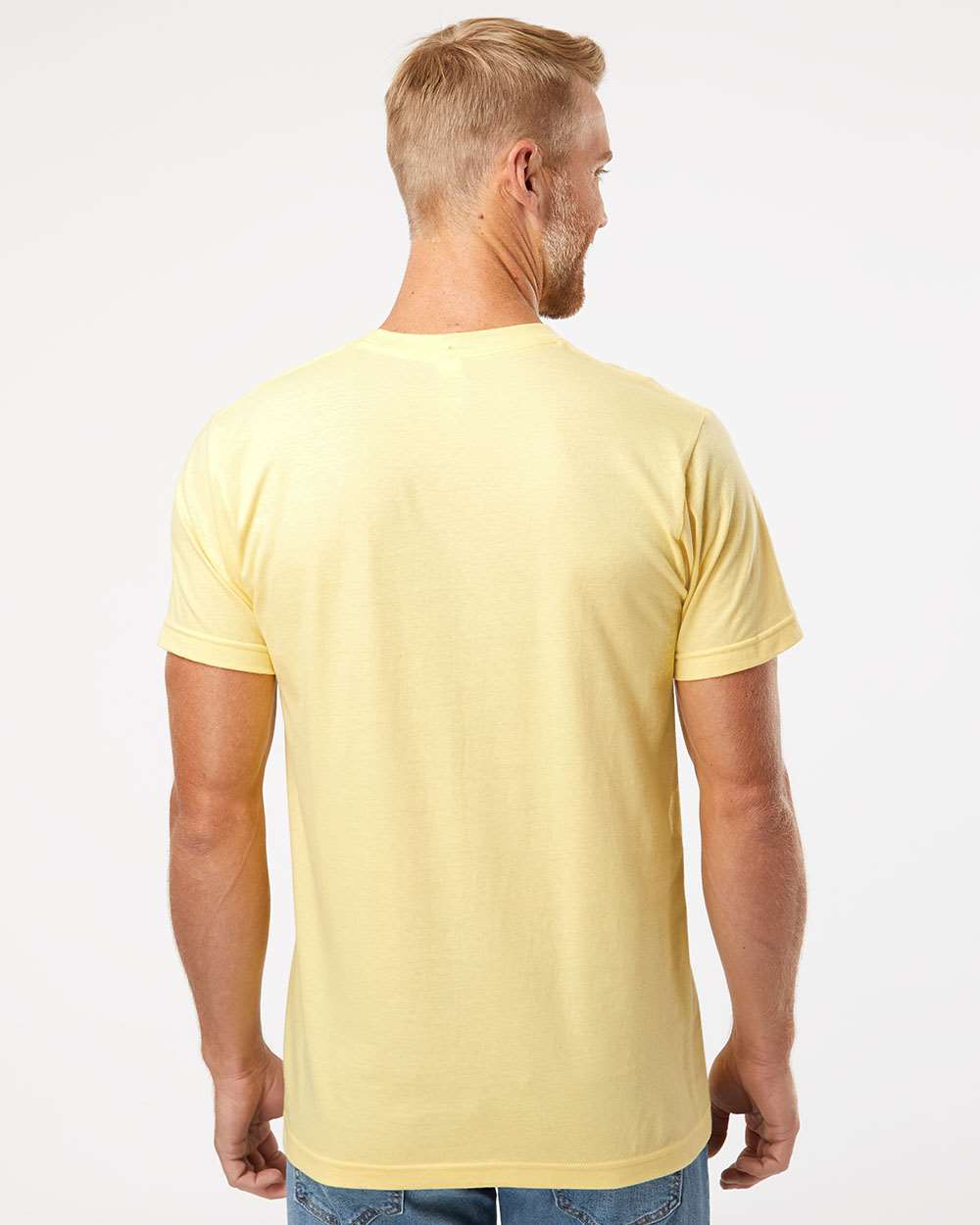 Fine Jersey Tee - OnModelBack - B00127418 - Lemon