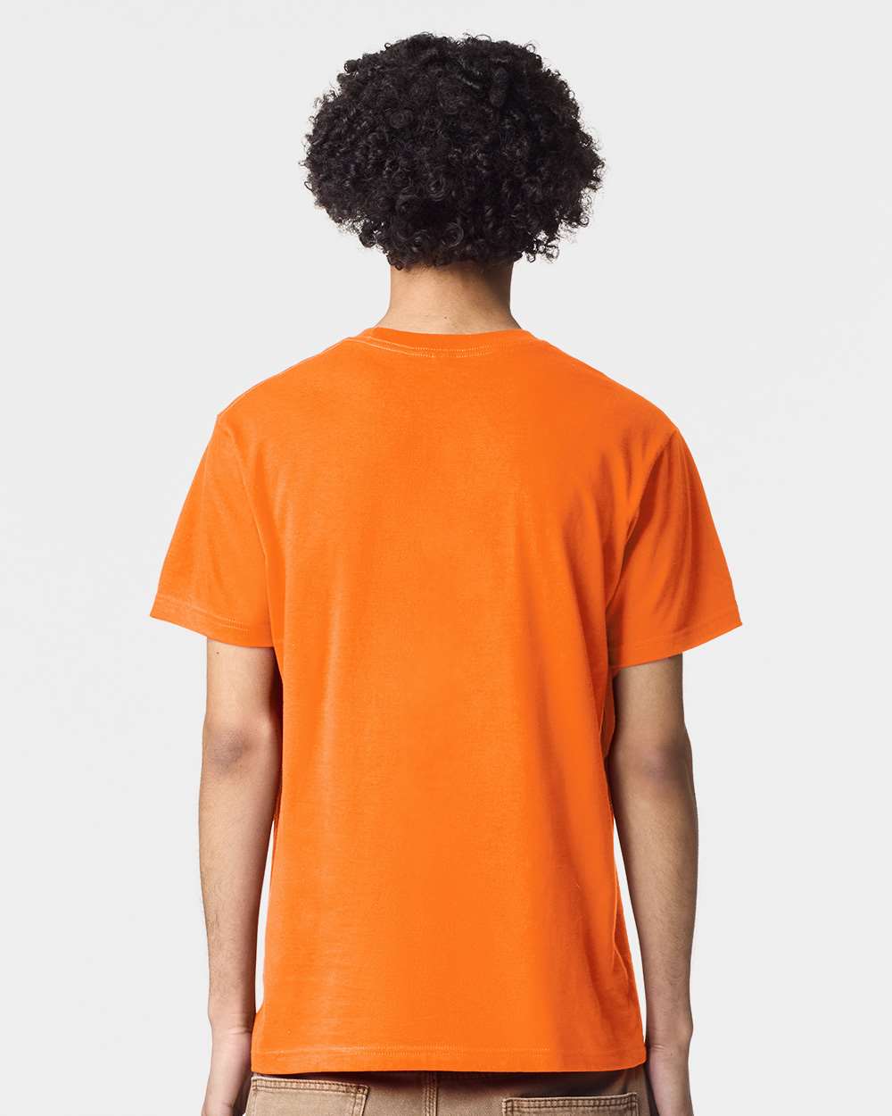 Fine Jersey Tee - OnModelBack - B00127663 - Orange