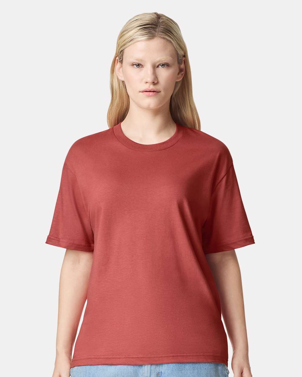 Fine Jersey Tee - OnModelFront - B00127013 - Canyon