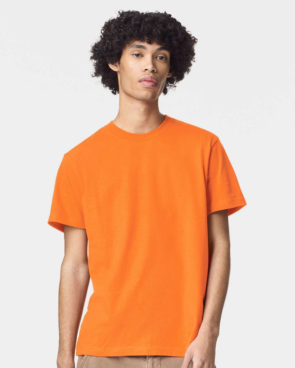 Fine Jersey Tee - OnModelFront - B00127663 - Orange