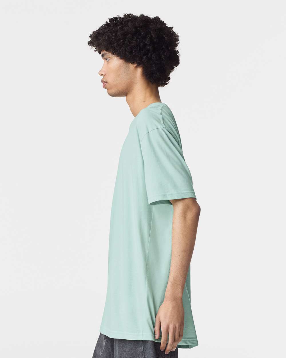 Fine Jersey Tee - OnModelSide - B00127383 - Sea Spray