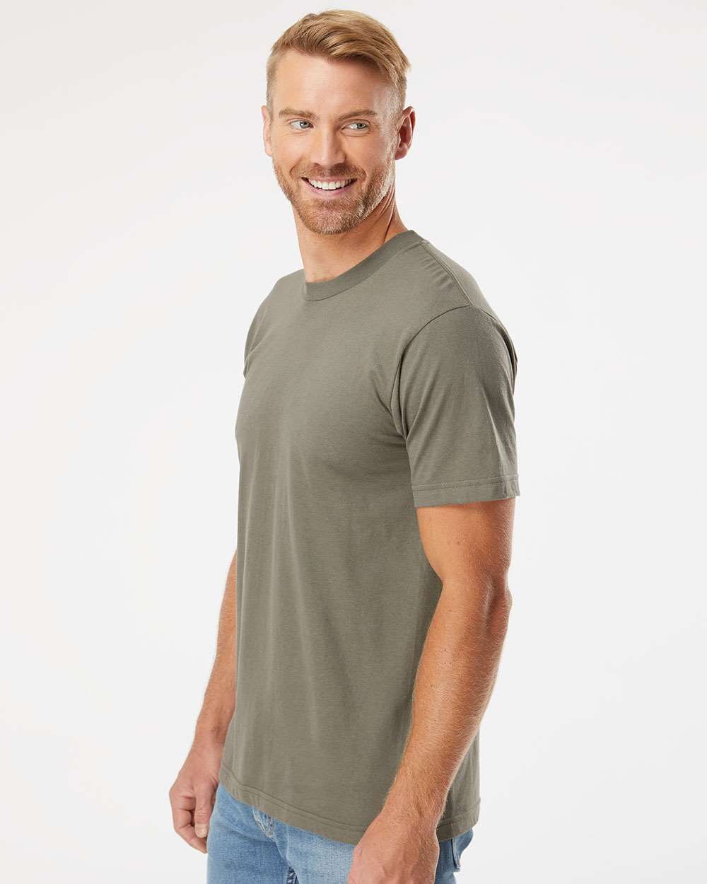 Fine Jersey Tee - OnModelSide - B00127913 - Lieutenant