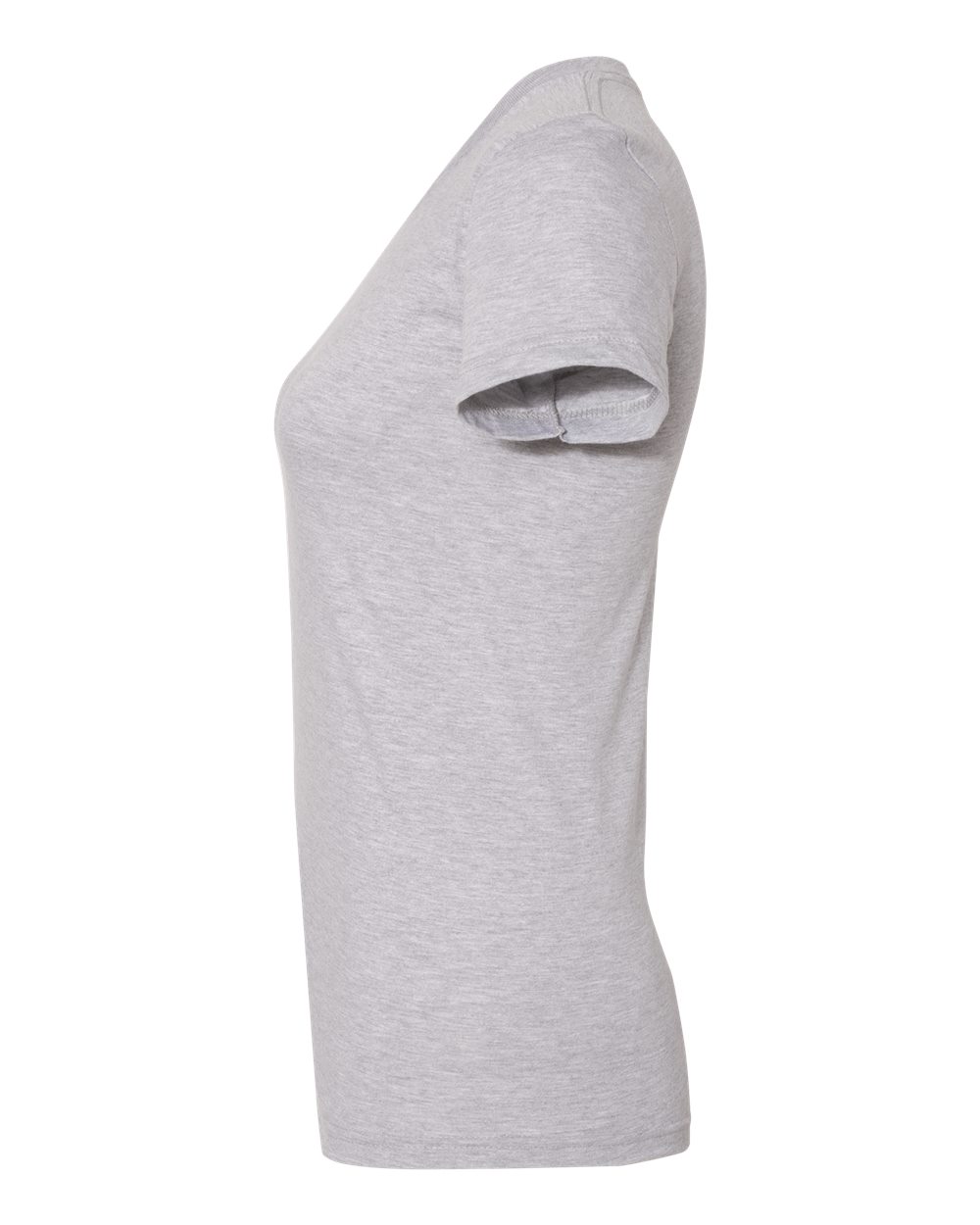 Women’s USA-Made Fine Jersey Tee - DirectSide - B00327583 - Heather Grey