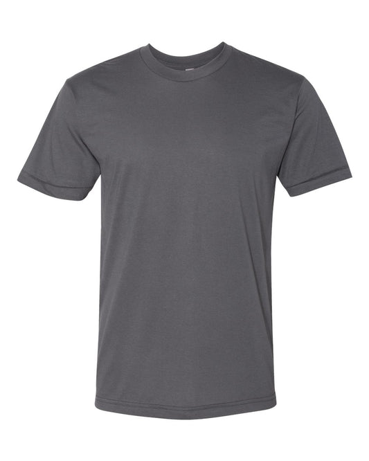 Unisex 50/50 Tee - Front - B00427092 - Asphalt