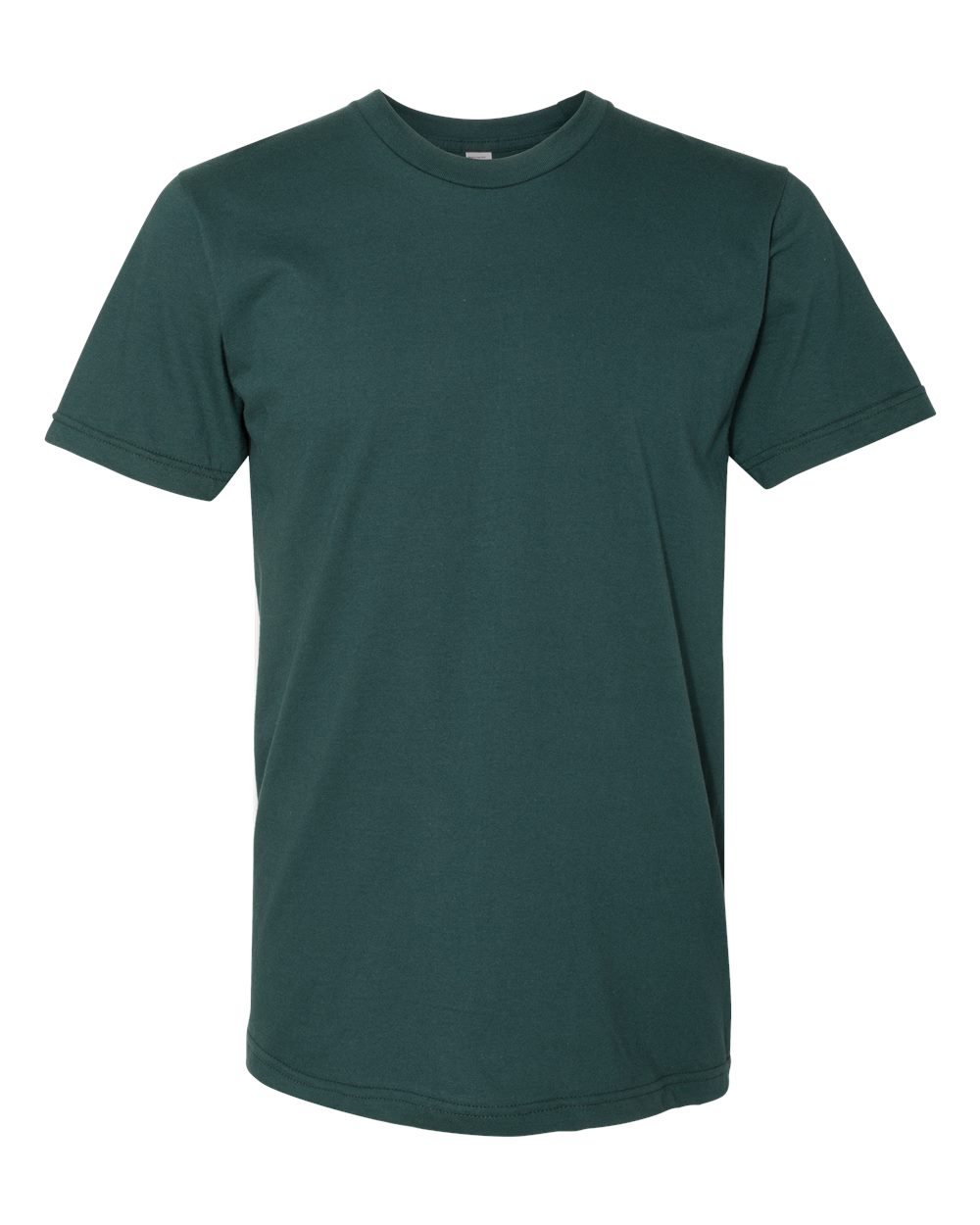 Unisex USA-Made Fine Jersey Tee - Front - B02027542 - Forest