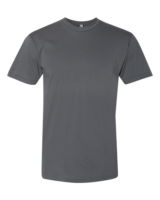 Unisex USA-Made 50/50 Tee - Front - B02127092 - Asphalt