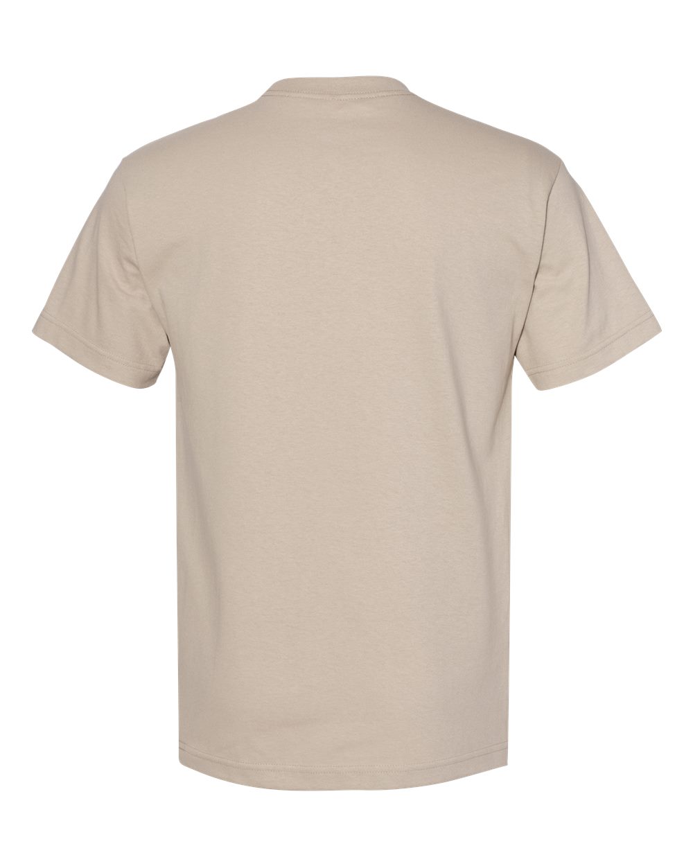 Unisex Heavyweight Cotton Tee - Back - B10027213 - Sand