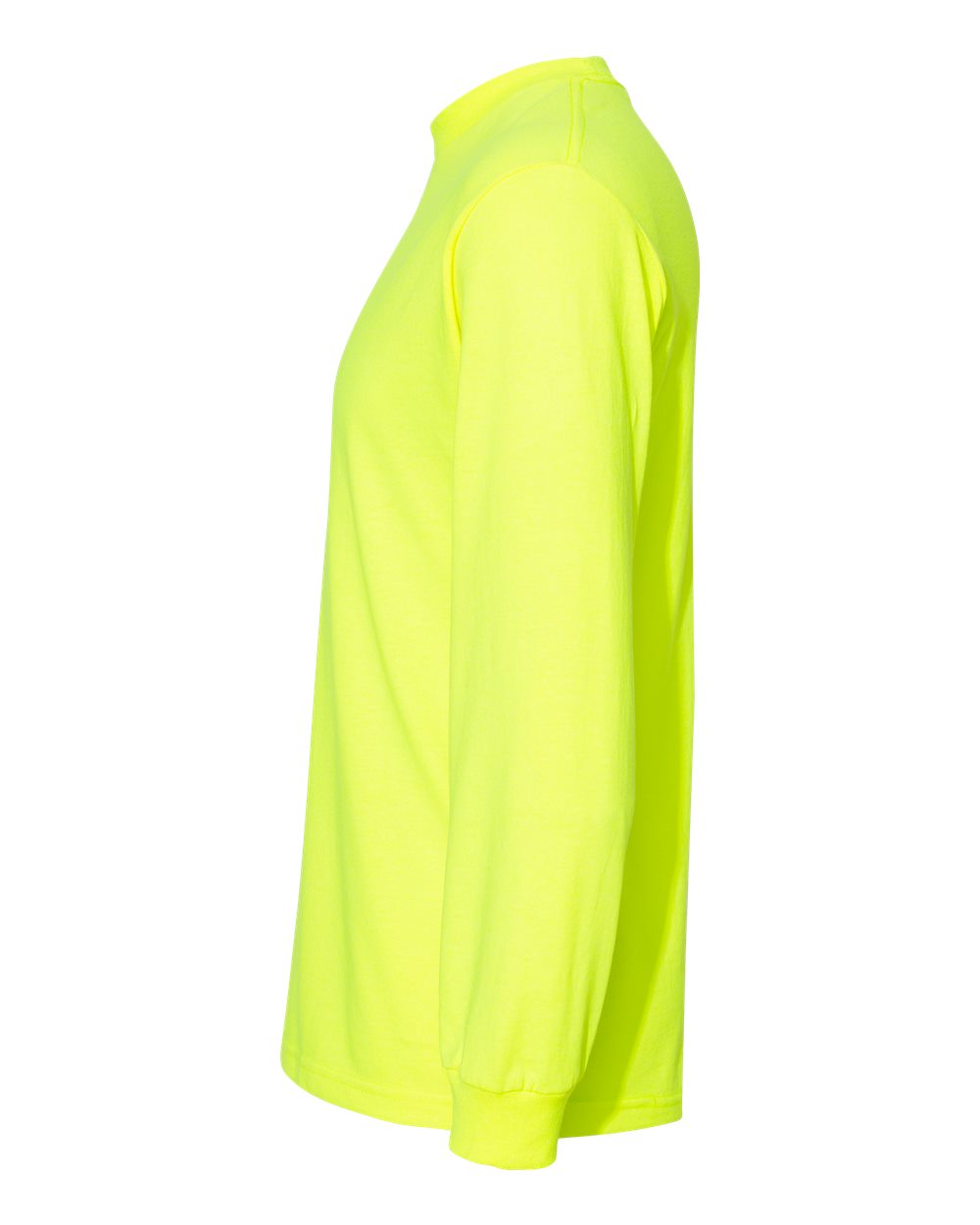 Unisex Heavyweight Cotton Long Sleeve Tee - DirectSide - B13027158 - Safety Green