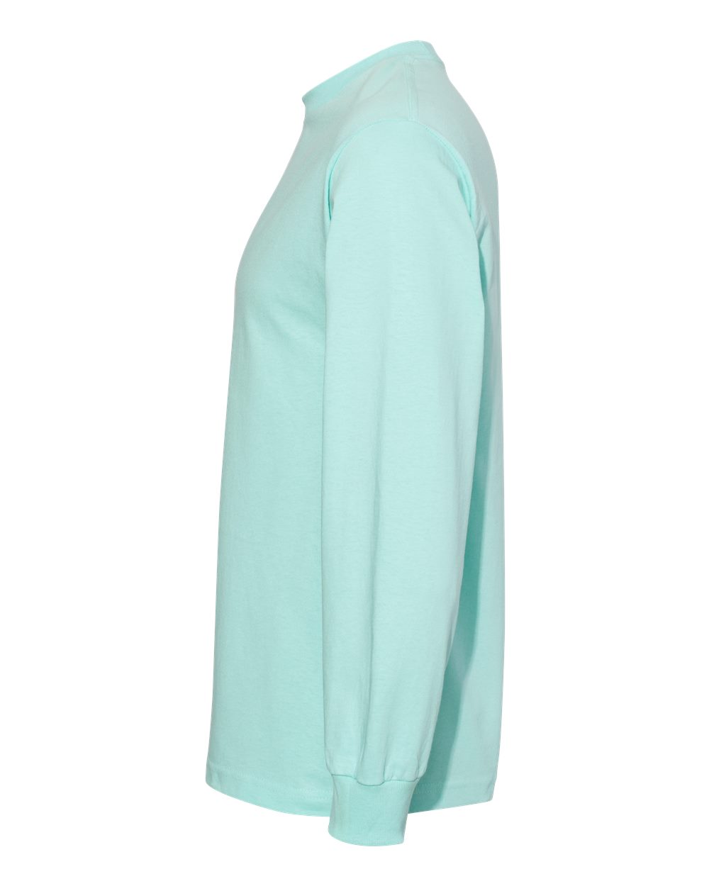 Unisex Heavyweight Cotton Long Sleeve Tee - DirectSide - B13027173 - Celadon