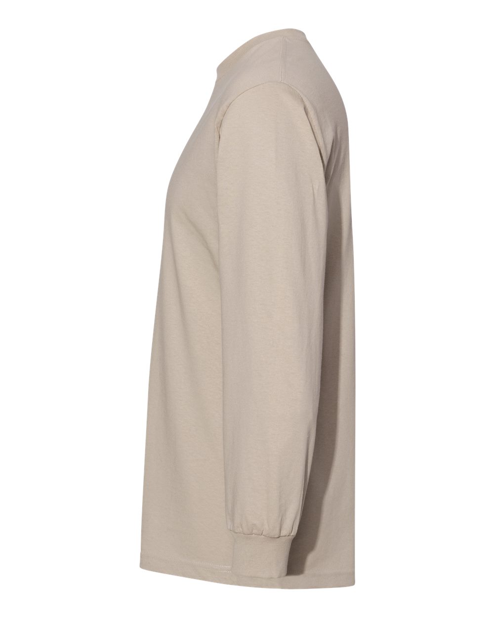 Unisex Heavyweight Cotton Long Sleeve Tee - DirectSide - B13027243 - Sand