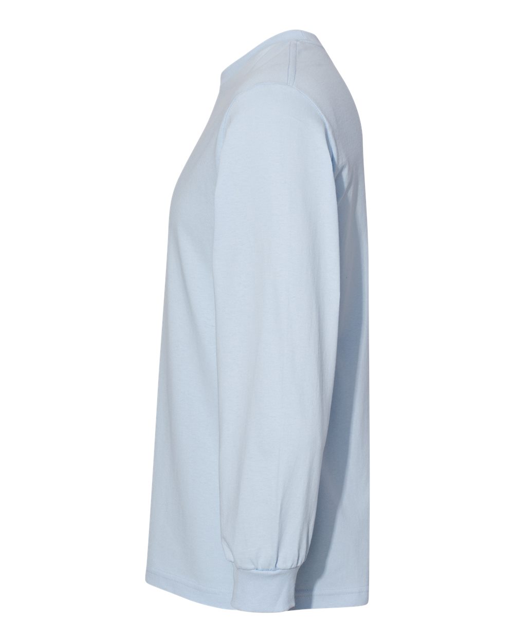 Unisex Heavyweight Cotton Long Sleeve Tee - DirectSide - B13027257 - Powder Blue
