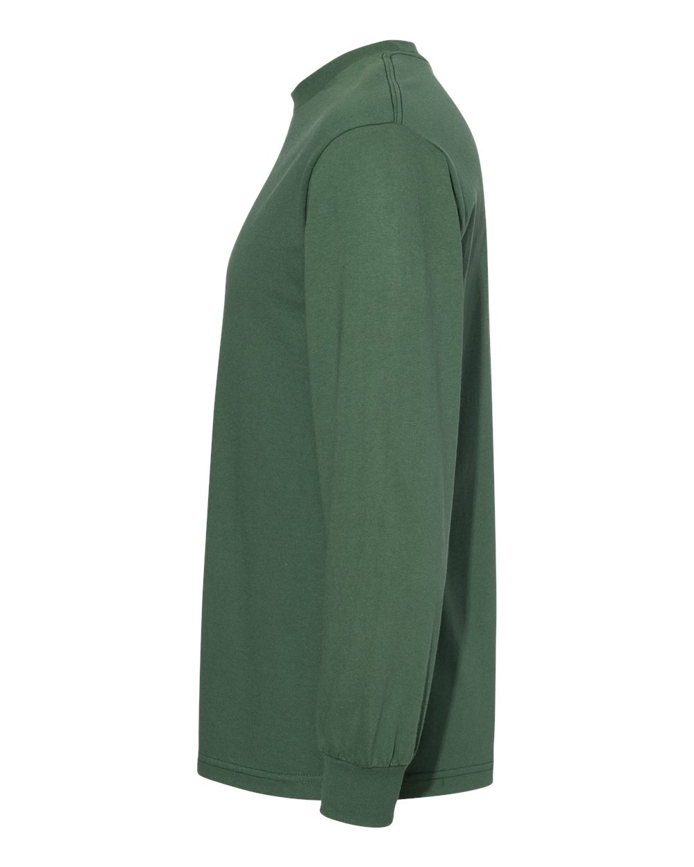 Unisex Heavyweight Cotton Long Sleeve Tee - DirectSide - B13027548 - Forest