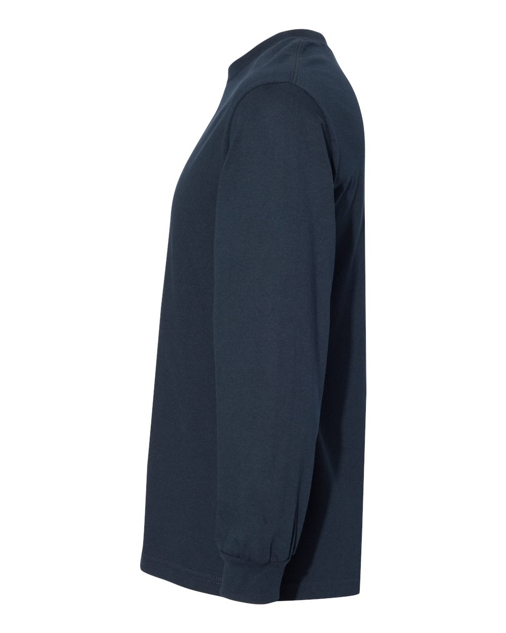 Unisex Heavyweight Cotton Long Sleeve Tee - DirectSide - B13027653 - True Navy