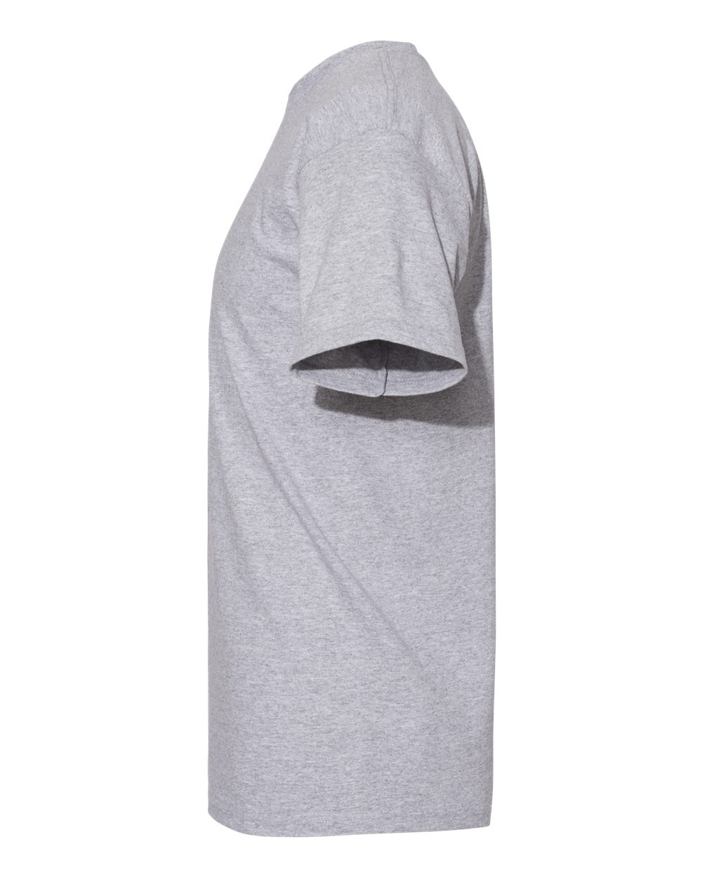 Unisex Midweight Cotton Tee - DirectSide - B12027093 - Heather Grey