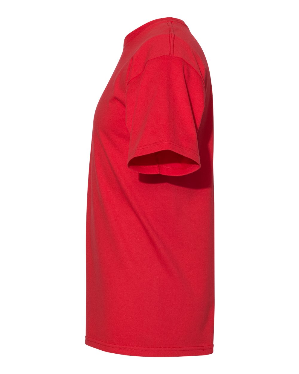Unisex Midweight Cotton Tee - DirectSide - B12027133 - Red
