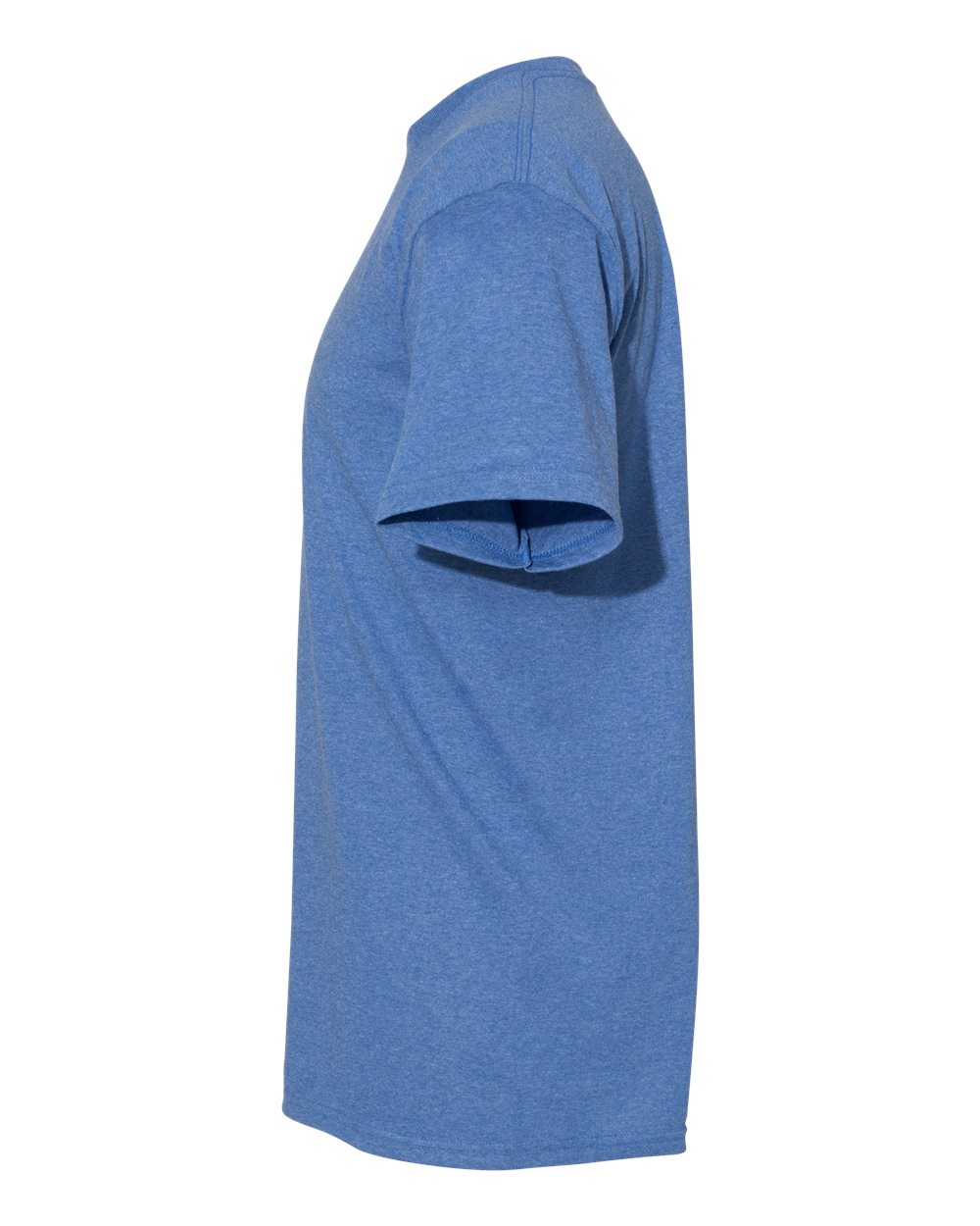 Unisex Midweight Cotton Tee - DirectSide - B12027153 - Heather Royal