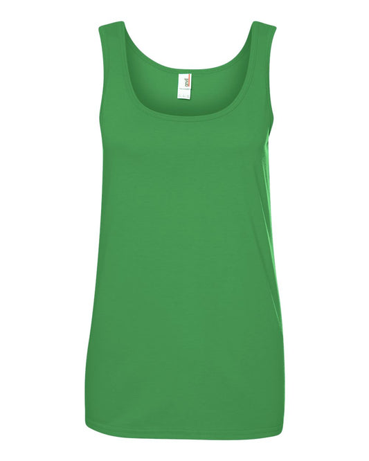 Women’s Lightweight Tank Top - Front - B53820196 - Green Apple