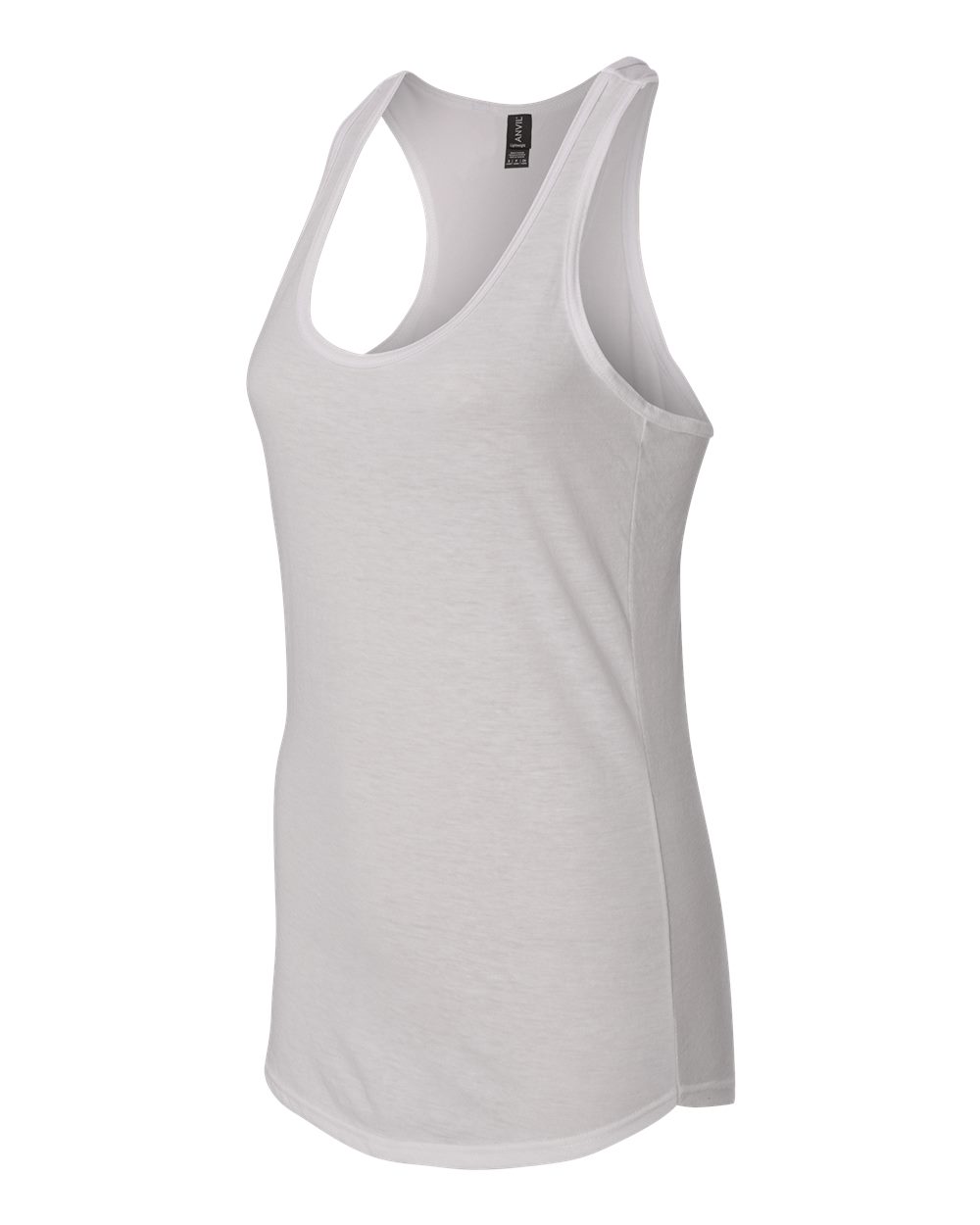 Women’s Triblend Racerback Tank Top - Side - B88220004 - White