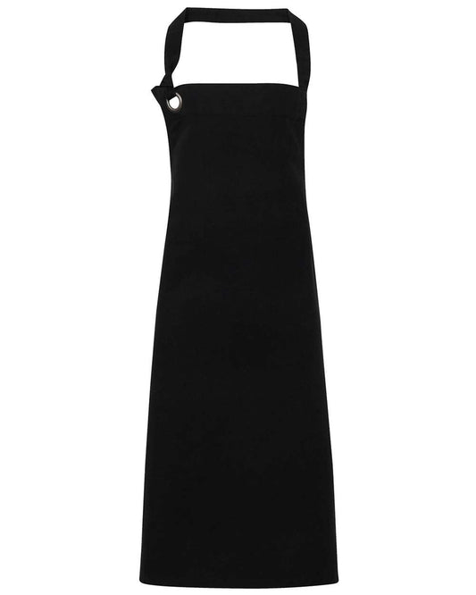 Calibre Heavy Canvas Bib Apron - Front - B387A1500 - Black