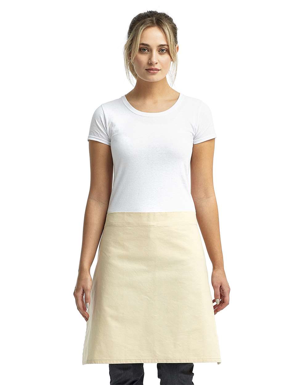Calibre Heavy Canvas Waist Apron - OnModelFront - B388A1100 - Natural