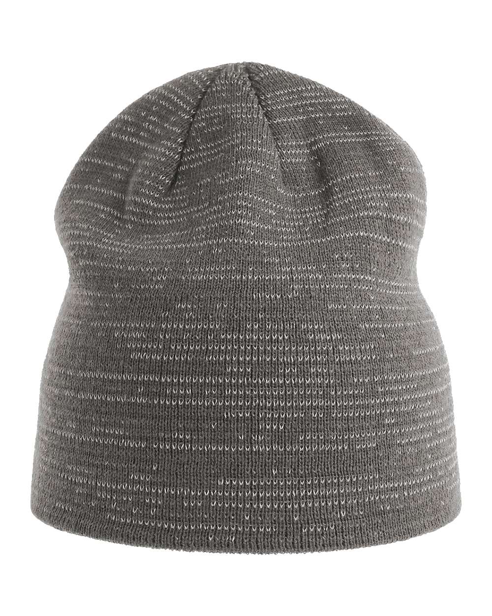 Sustainable Reflective Beanie - Front - B78295590 - Dark Grey