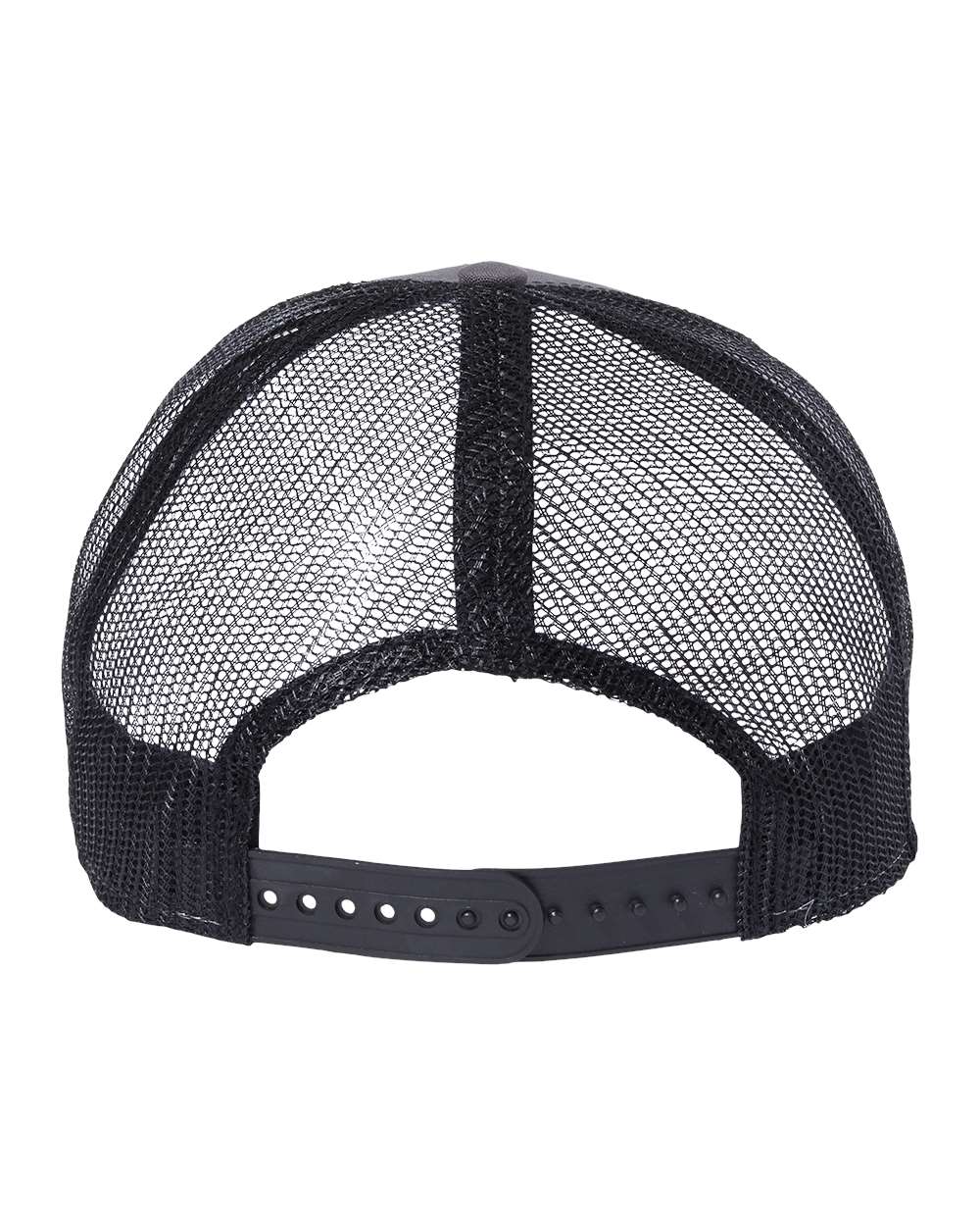 Sustainable Recy Three Trucker Cap - Back - B79295590 - Dark Grey/ Black