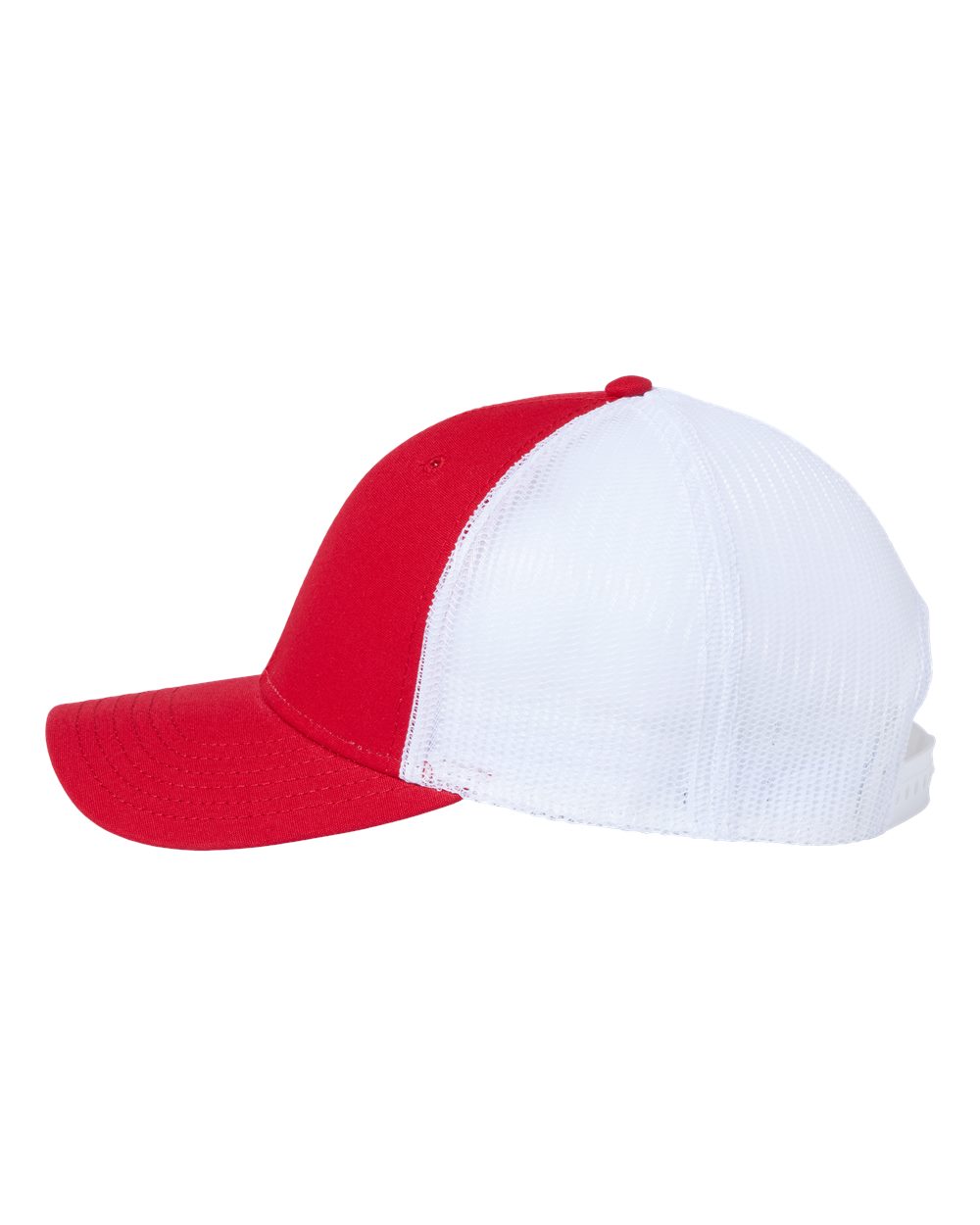 Sustainable Recy Three Trucker Cap - DirectSide - B79295700 - Red/ White