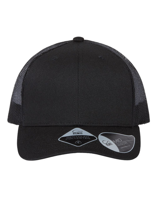 Sustainable Trucker Cap - Front - B97995500 - Black/ Black