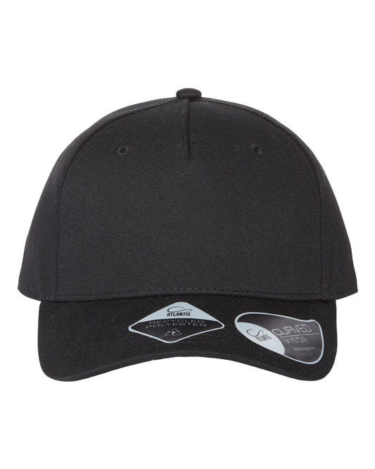 Sustainable Five-Panel Cap - Front - B98295500 - Black