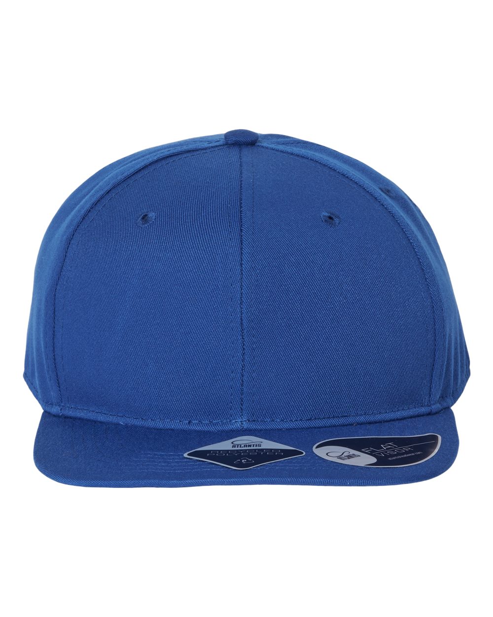 Sustainable Flat Bill Cap - Front - B02495750 - Royal