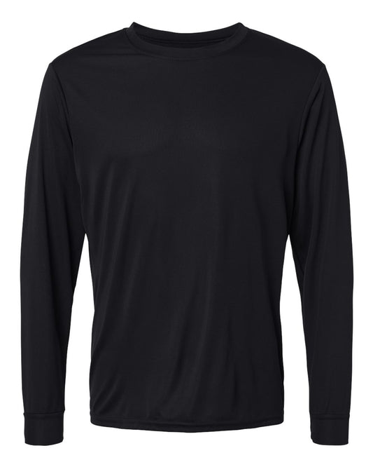 Unisex Nexgen Performance Long Sleeve T-Shirt - Front - B82434503 - Black