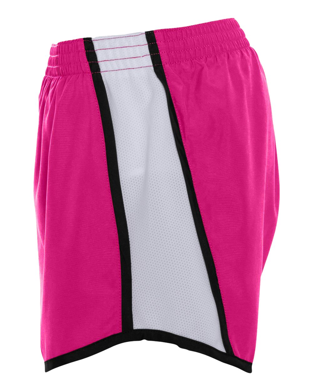 Women's Pulse Team Running Shorts - DirectSide - B79134303 - Power Pink/ White/ Black