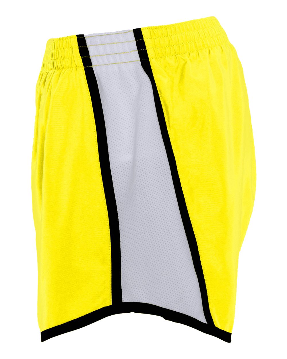 Women's Pulse Team Running Shorts - DirectSide - B79134403 - Power Yellow/ White/ Black