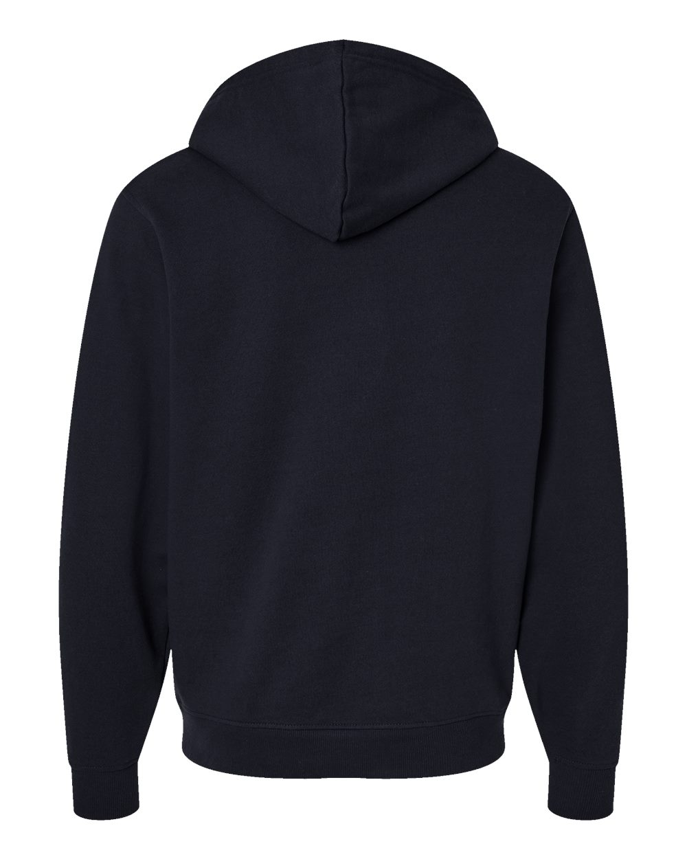 Unisex 60/40 Fleece Hoodie - Back - B64634504 - Black