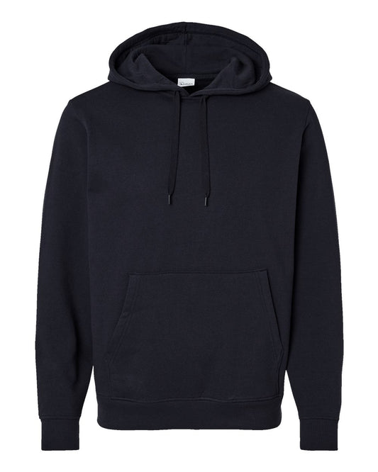 Unisex 60/40 Fleece Hoodie - Front - B64634504 - Black