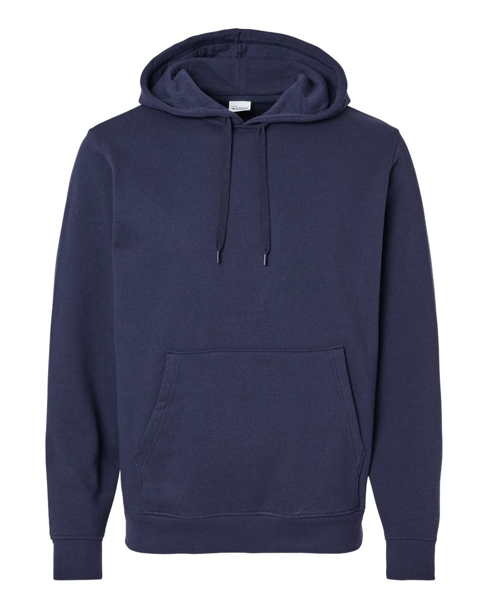 Unisex 60/40 Fleece Hoodie - Front - B64634653 - Navy
