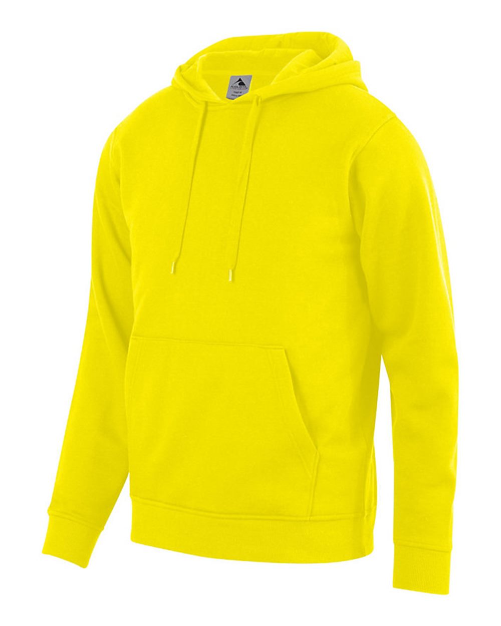 Unisex 60/40 Fleece Hoodie - Side - B64634403 - Power Yellow
